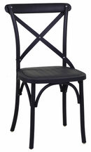 Sedia da Giardino in Plastica Cross Nero