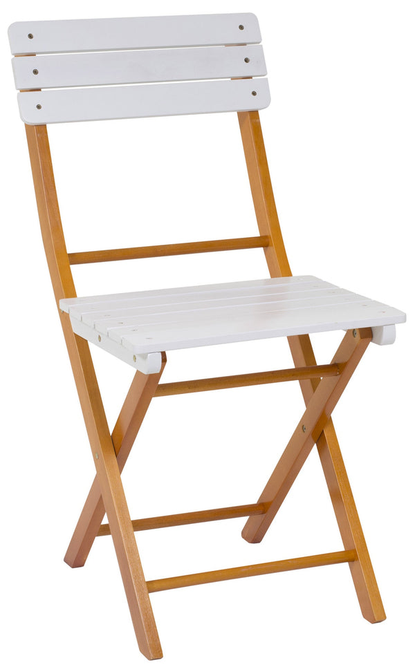 Chaise pliante en bois brun Adami sconto