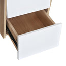 Scrivania da Ufficio con Cassetto e Ripiano Tastiera Estraibile in Acciaio e Legno Bianco Rovere 120x60x76 cm 