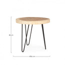 Set 2 Tavolini Ø56x48h cm Tuala