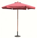 Ombrellone da Giardino 3x4 m Palo Ø48 mm Fantasy in Legno Rosso