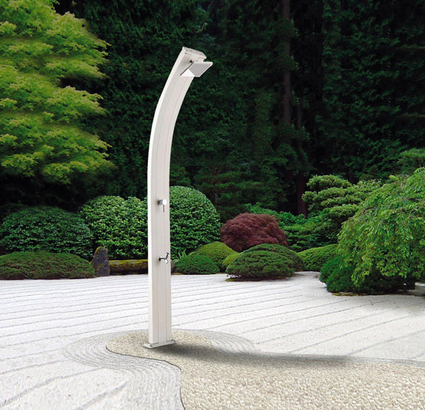 prezzo Doccia da Esterno Giardino Miscelatore e Lavapiedi Arkema Spring Grigio Antracite