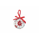 Set 14 Palle di Natale Ø7,5 cm in Polyfoam con Box Alberi e Stella di Natale