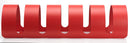 Rastelliera Portabici 5 Posti in Ferro 90x30x23 cm Belfer Bike Rack 42/PB Rosso