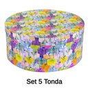 Set 5 Scatole cartone camicie tondo 