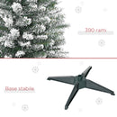 Albero di Natale Artificiale Innevato 180 cm 390 Rami  Pino Verde