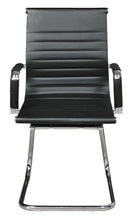 Sedia Poltrona Attesa da Ufficio in Similpelle Itamoby Cantilever Lux V Nera