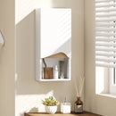 Pensile Bagno 30x17x67 cm con Ripiano Aperto e Armadietto in Legno Bianco e color Legno      