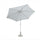 Joli Parasol de Jardin Ø3m en Aluminium Blanc