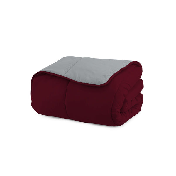 sconto Couette d'Hiver en Microfibre 200gr Double Face Falun/Platinum Différentes Tailles