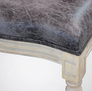 Sedia Constance 48x46x96 h cm in Similpelle Grigio