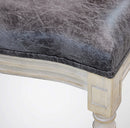 Sedia Constance 48x46x96 h cm in Similpelle Grigio