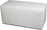Banc en similicuir blanc Avalli 90x42x44 cm