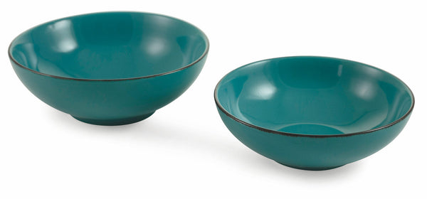Set de 2 Saladiers en Grès VdE Tivoli 1996 Baita Glazed Turchesi acquista