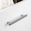 Maniglie per Mobile 12 mm Interasse 224 mm Acciaio Nichel Satinato 10 Pezzi Emuca