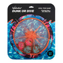 Gioco di Lancio per Piscina Waboba Dunk or Dive per Bambini 8+ Anello Galleggiante 30cm con Palle Sabbia