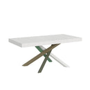 Tavolo Allungabile 200-460x90x77 cm Volantis Bianco Frassino Telaio 4A 