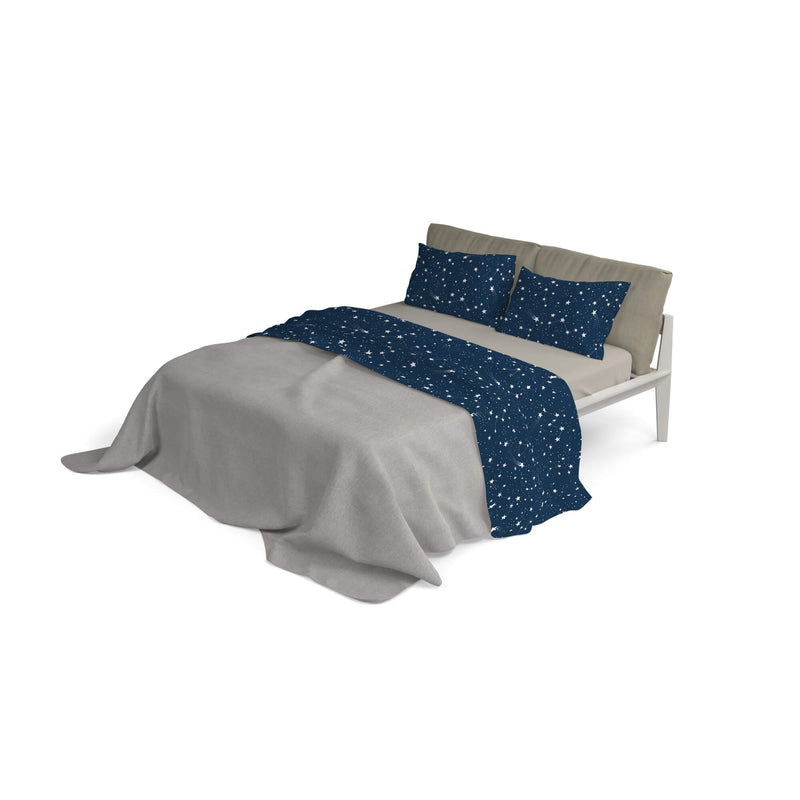 Set Lenzuola con Stampa Sopra Sotto e Federe Belle Varie Misure