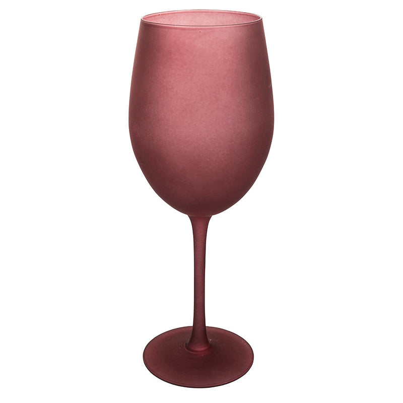 Set 6 Calici Frosted Happy Hour Provence in Vetro VdE Tivoli 1996 Lavanda