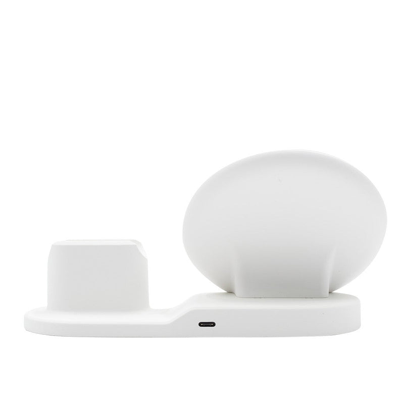 Stazione di Ricarica Wireless 20,5x9x8 cm 10W Bianco