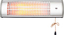 Stufa Elettrica ad Infrarossi 56x13,5x16,5 cm da Parete 1200W Qlima EBH 112