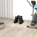 Set di Manubri Palestra 2x4kg 2x6kg 2x8kg con Supporto in Metallo con Impugnatura Antiscivolo Nero      