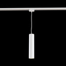 Faretto a Sospensione per Sistema Illuminazione Binario 50W GU10 in Alluminio  Bianco