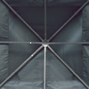 Tetto di Ricambio per Gazebo 3x3m a 2 Livelli e Resistente ai Raggi UV   Grigio Antracite