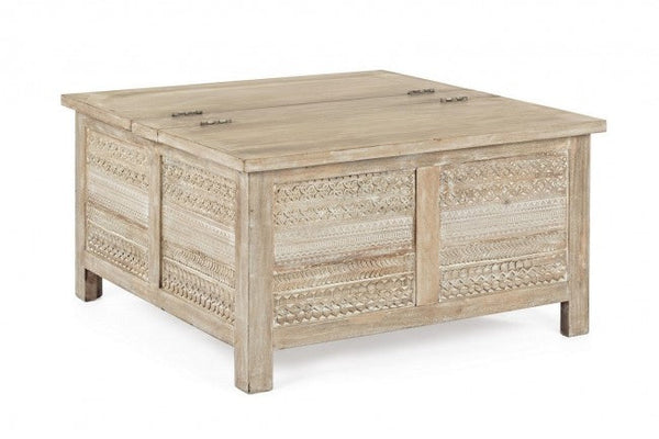 Tavolino 80x80x45h cm con Contenitore Mayra sconto