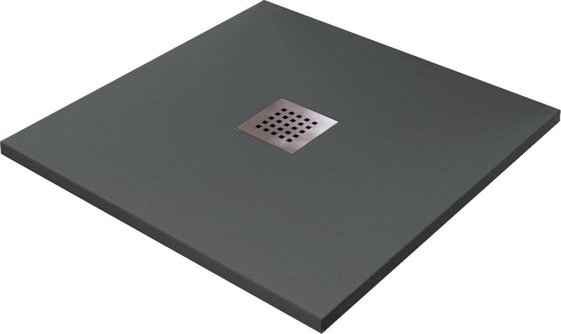Piatto Doccia in Pietra Bonussi Ardesia Stone Central Grigio Antracite Varie Misure
