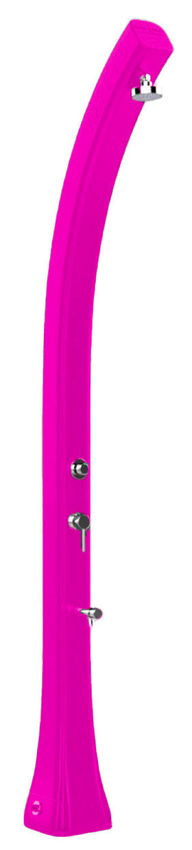 Doccia Solare da Giardino 28L Miscelatore Temporizzato e Lavapiedi Arkema Happy Beach Fuxia prezzo