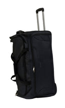 Borsone Trolley Grande Ultraleggero con Ruote in Poliestere Ravizzoni Bacco Nero