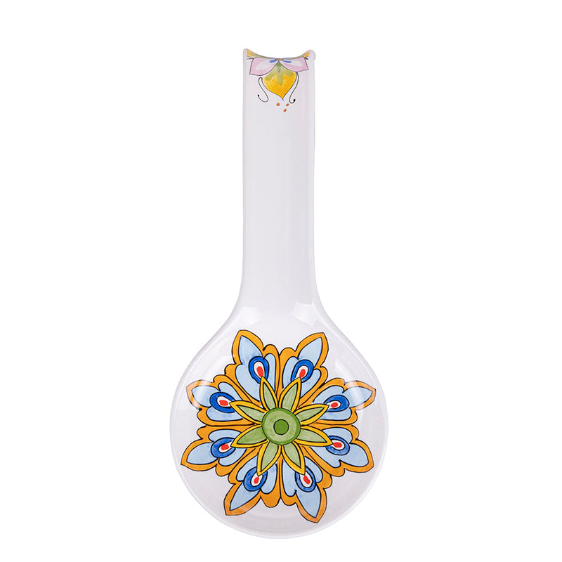 Poggiamestolo 27,8x12,4x3,5 cm  in Ceramica VdE Tivoli 1996 Infinito Panarea