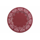 Set 6 Sottopiatti in latta Ø33cm Villa d'Este Myconos