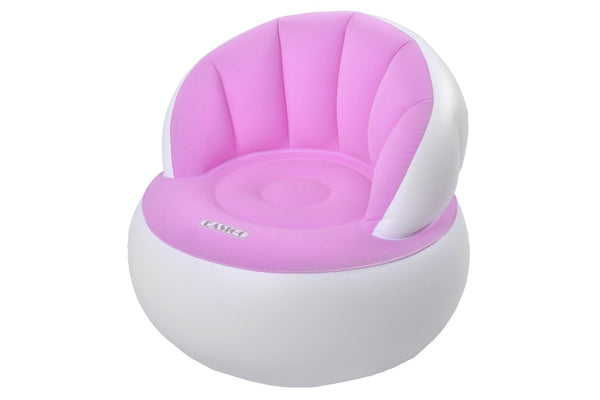 acquista Fauteuil Gonflable Pouf Floqué 93x85x74cm Jilong Easigo Fauteuil Rose