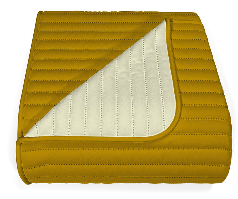 Trapuntino Doubleface 100gr Senape\/Crema Varie Misure