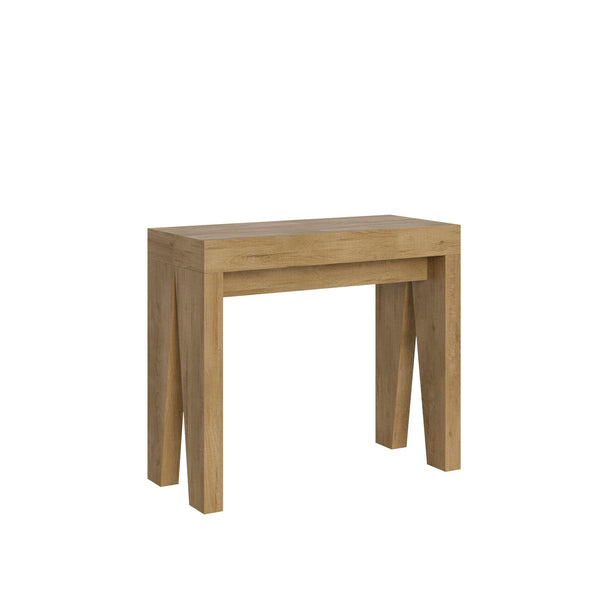Consolle Allungabile 90-300x42x77 cm in Nobilitato Marrone acquista