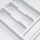 Portaposate Optima Vertex/Concept 500mm (Spalle 16mm) M 500 Plastica Bianca Tecnoplastica Emuca
