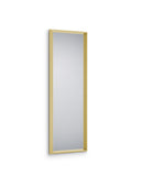 Specchio da Parete 50x150x6 cm in Legno Abbie Oro