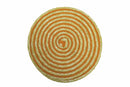 Tovaglietta Tonda in Rafia Ø38 cm Villa d'Este Home Tivoli Spiral