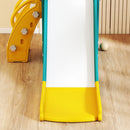 Scivolo per Bambini con Canestro 178x70x86 cm in HDPE e PP Giallo e Verde   
