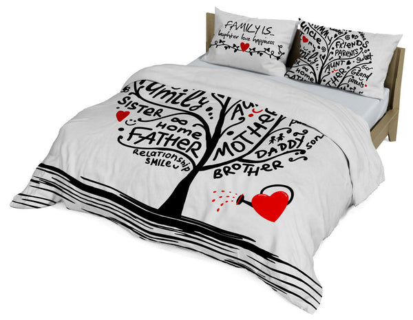 acquista Housse de couette double avec taie d'oreiller imprimée Shine 03