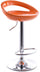 Tabouret avec Vérin à Gaz et Siège Pivotant en Abs Vandi Orange