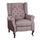 Fauteuil relax inclinable en tissu gris tourterelle