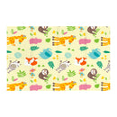 Tappeto Morbido per Bambini 200x150x1 cm Pieghevole Foresta Multicolore