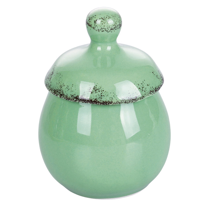 Set 6 Barattolini con Stand Ø7,5x11 cm 90 ml in Ceramica VdE Tivoli 1996 Shades 