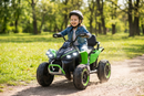 Quad Elettrico per Bambini ATV Safari Gold 24V con Telecomando Verde