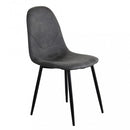Sedia Avril 43x54x84 h cm in Plastica Grigio scuro