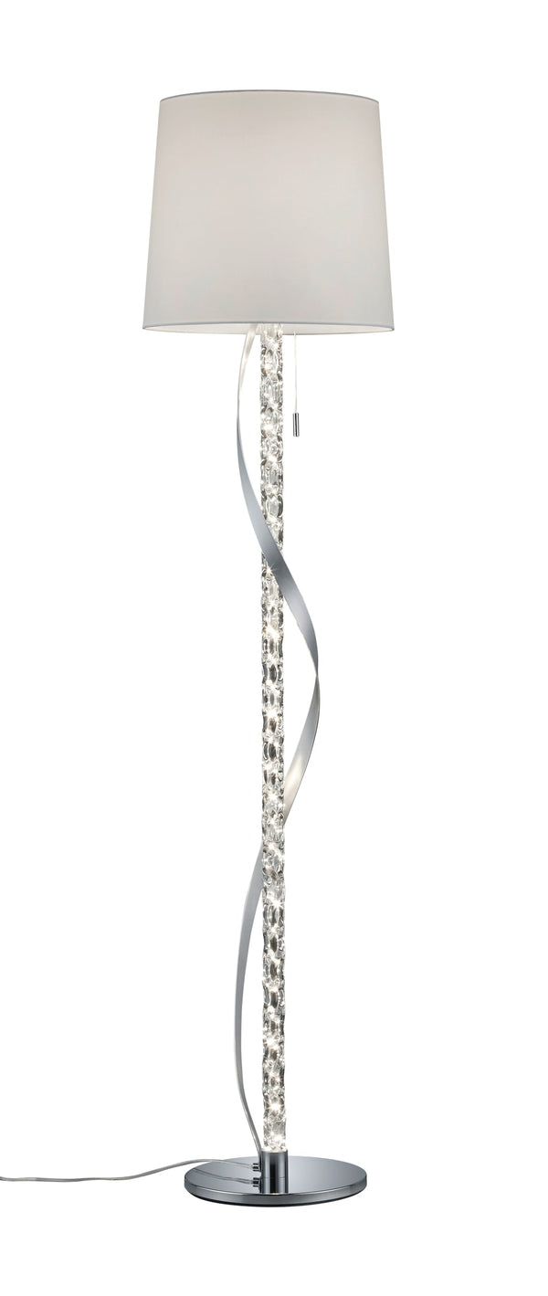 Lampadaire led d'intérieur en Métal Chromé online