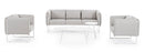 Poltrona 76x74x72h cm con Cuscini Pixel Sand 